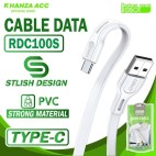 ROBOT RDC100S 2.4A Type-C Quick Charging 100cm Data Cable White